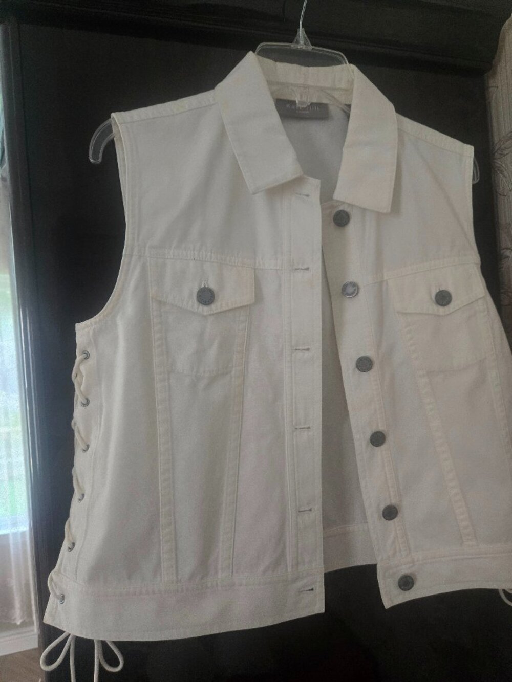 Kate Hill denim vest NWOT